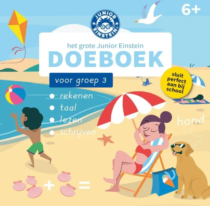 rekenen, taal, lezen, schrijven, kleuren (Het grote Junior Einstein Doeboek voor groep 3: rekenen, taal, lezen, schrijven, kleuren)