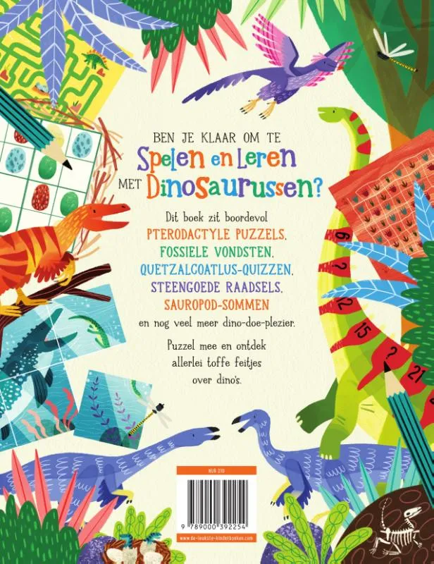 Het dino-doeboek | 9789000392254 Het dino-doeboek - Afbeelding 2