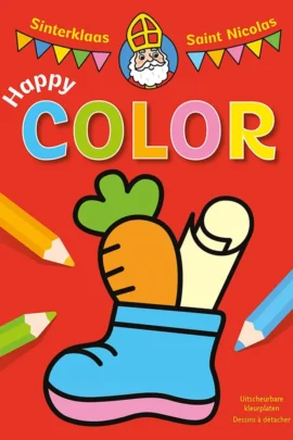 Sinterklaas / Saint-Nicolas happy color