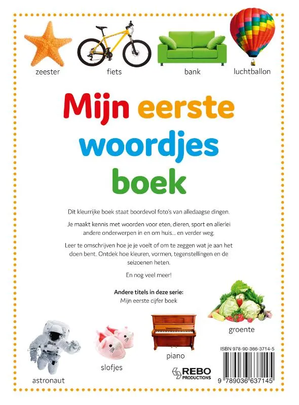Mijn eerste woordjes boek | 9789036637145 Mijn eerste woordjes boek - Afbeelding 2