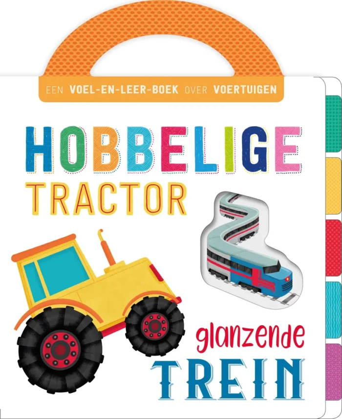 Hobbelige tractor, glanzende trein