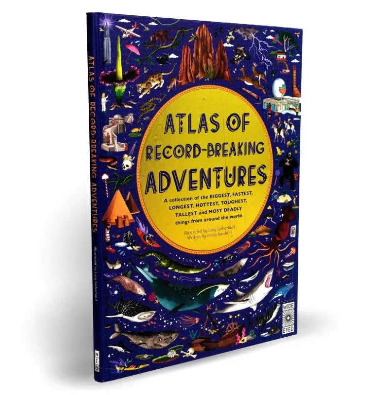 Atlas of Record-Breaking Adventures | 9780711255630 Atlas of Record-Breaking Adventures
