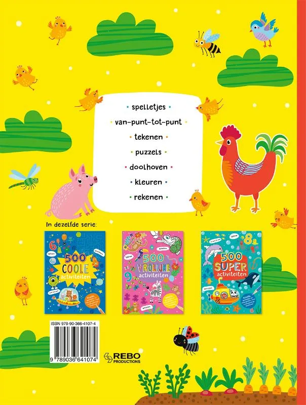 500 Mega activiteiten | 9789036641074 500 Mega activiteiten - Afbeelding 2