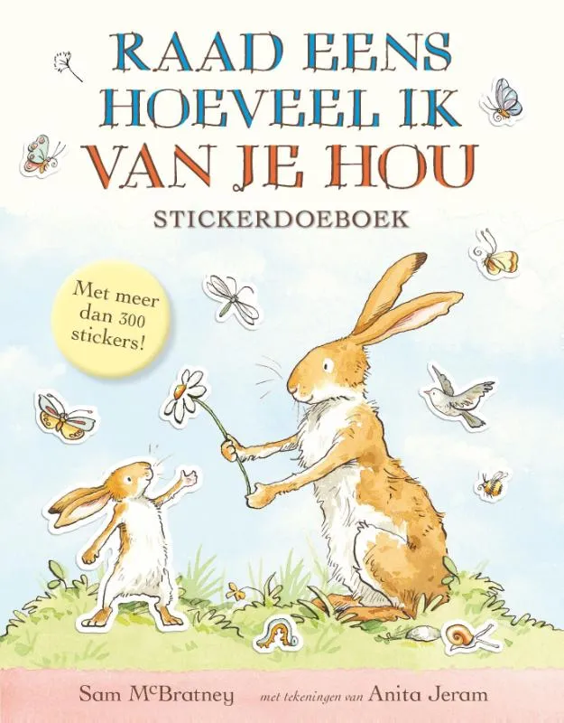 Stickerdoeboek Raad eens hoeveel ik van je hou | 9789047708193 Stickerdoeboek Raad eens hoeveel ik van je hou