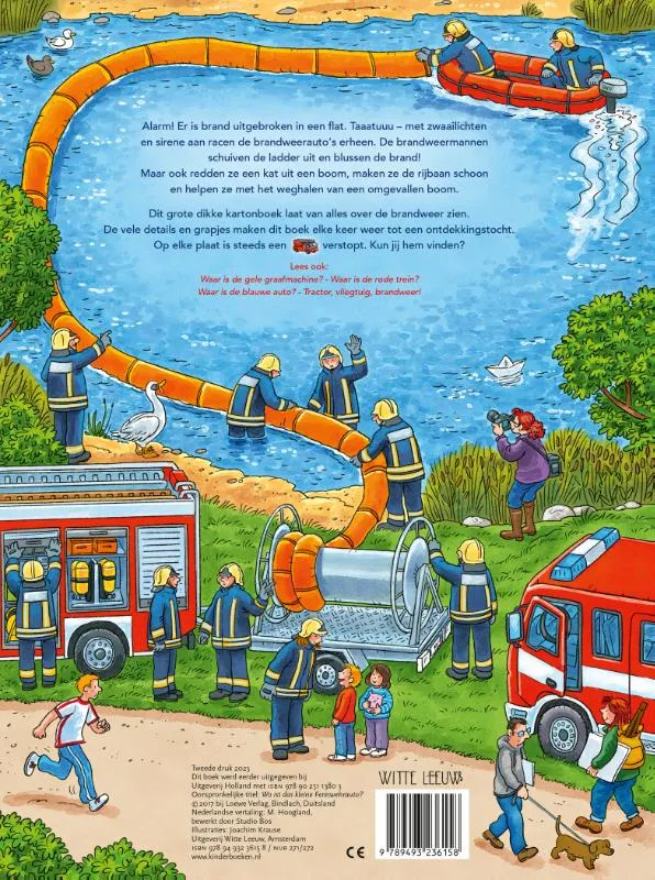 Waar is de brandweerauto? | 9789493236158 Waar is de brandweerauto? - Afbeelding 2