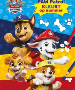 Paw Patrol kleurt op nummer