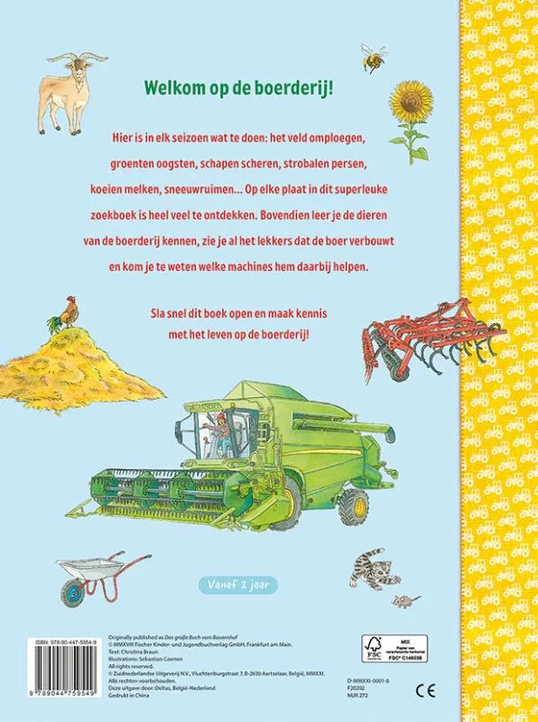 Kijk- en zoekboek - Op de boerderij | 9789044759549 Kijk- en zoekboek - Op de boerderij - Afbeelding 2