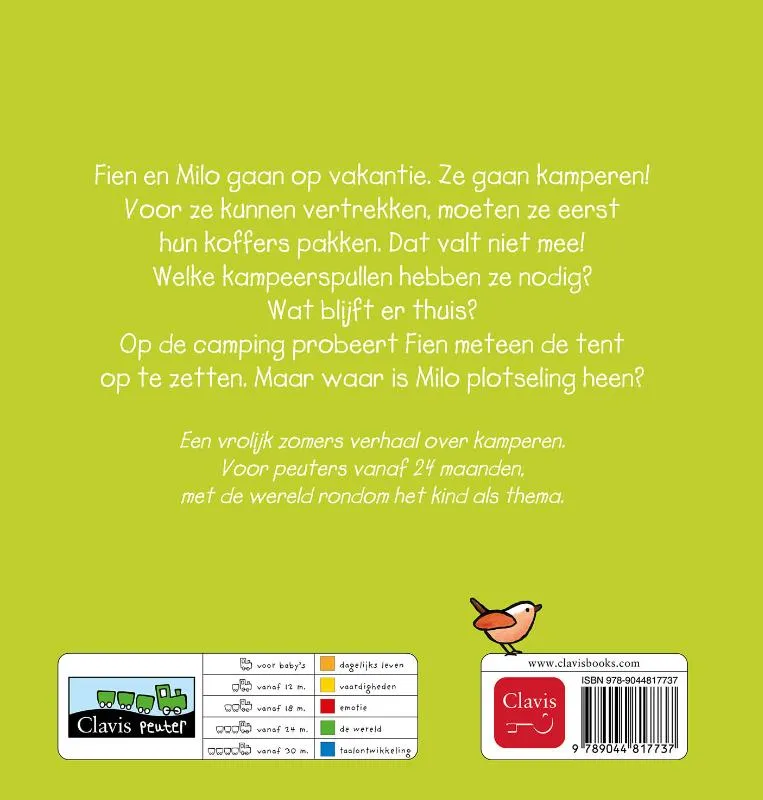 Kamperen met Fien en Milo | 9789044817737 Kamperen met Fien en Milo - Afbeelding 2
