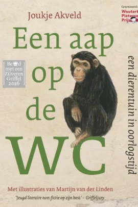 Een aap op de wc