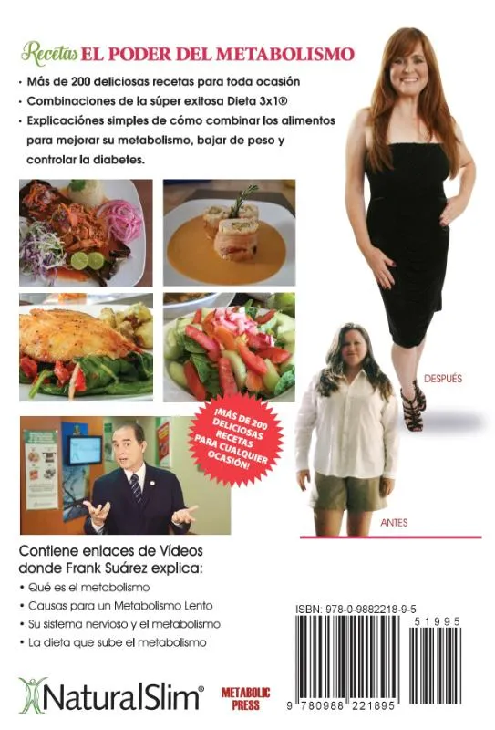 Recetas El Poder del Metabolismo - coma sabroso mientras ejora su metabolismoy adelgaza | 9780988221895 Recetas El Poder del Metabolismo - coma sabroso mientras ejora su metabolismoy adelgaza - Afbeelding 2