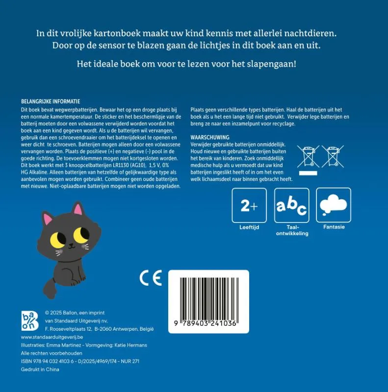 Dieren in de nacht | 9789403241036 Dieren in de nacht - Afbeelding 2