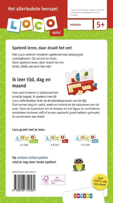 Loco mini ik leer tijd, dag en maand | 9789048754564 Loco mini ik leer tijd, dag en maand - Afbeelding 2