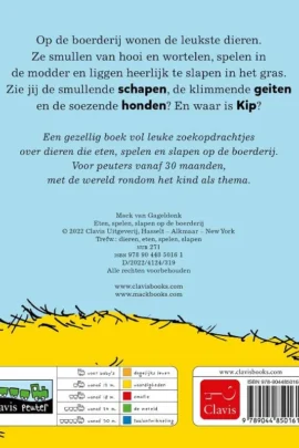 Eten, spelen, slapen op de boerderij | 9789044850161