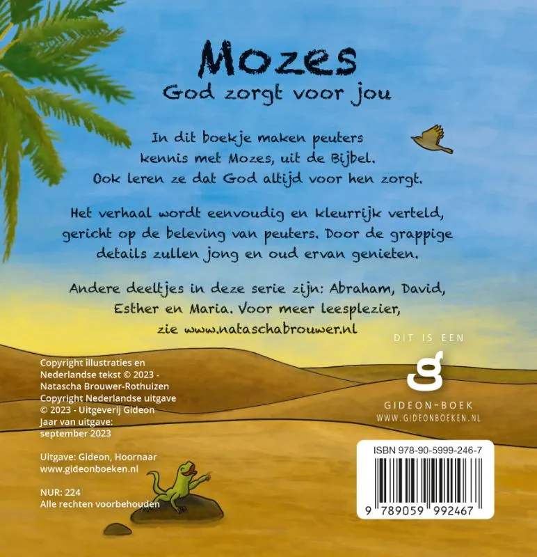 Mozes God zorgt voor jou | 9789059992467 Mozes God zorgt voor jou - Afbeelding 2