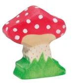 Holztiger Paddenstoel. 4,9 cm. 4,9 x 1,9 x 5,3 cm. | 4013594801355