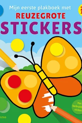 Mijn eerste plakboek met reuzegrote stickers