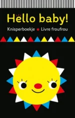 Knisperboekje Hello baby! / Livre frou-frou Hello baby ! | 9789044809091