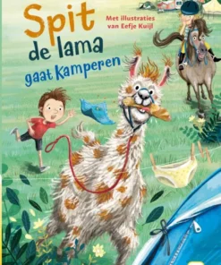Spit de lama gaat kamperen