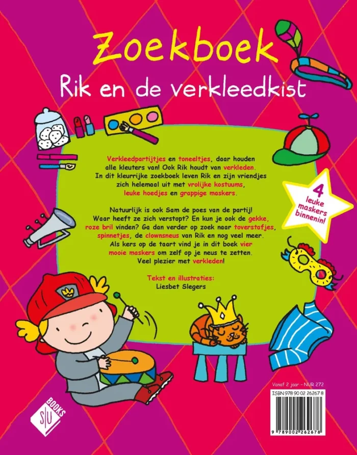 Zoekboek Rik en de verkleedkist - Afbeelding 2