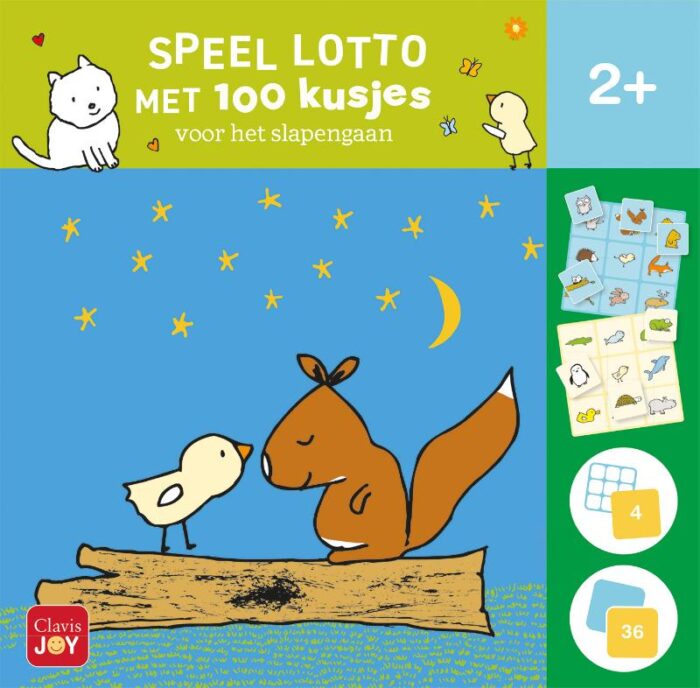 Speel lotto. 100 kusjes voor het slapengaan