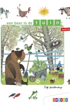 een beer in de tuin!