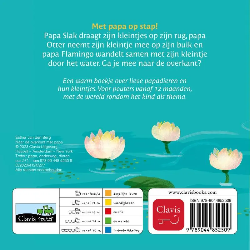 Naar de overkant met papa | 9789044852509 Naar de overkant met papa - Afbeelding 2