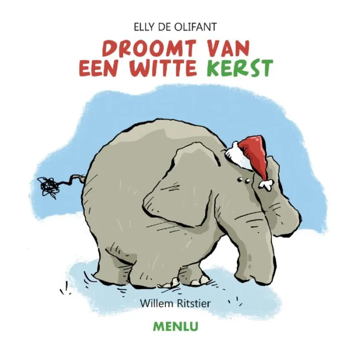 Elly de olifant droomt van een witte kerst