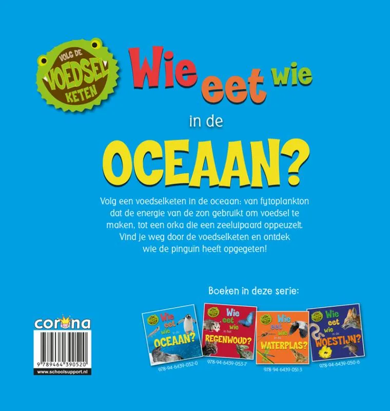 Wie eet wie in de oceaan? | 9789464390520 Wie eet wie in de oceaan? - Afbeelding 2