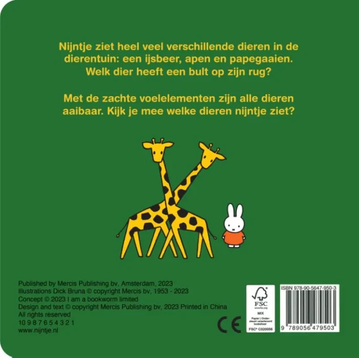 voelboek, met nijntje naar de dierentuin - Afbeelding 2