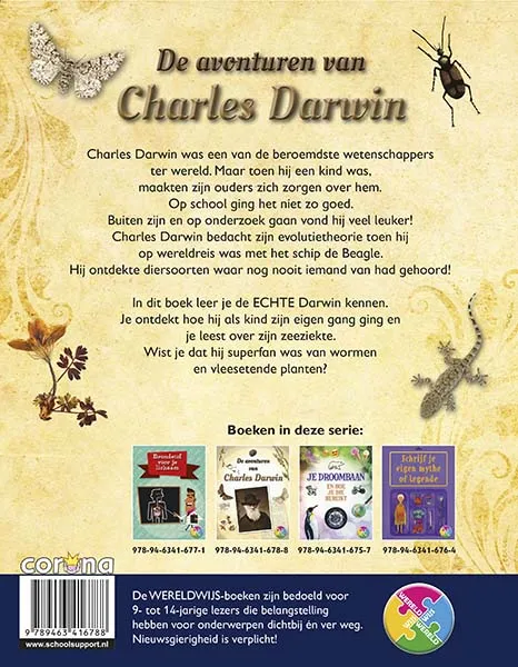 De avonturen van Charles Darwin | 9789463416788 De avonturen van Charles Darwin - Afbeelding 2
