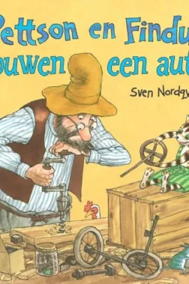 Pettson en Findus bouwen een auto