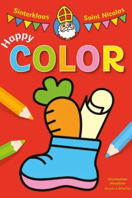 Sinterklaas / Saint-Nicolas happy color