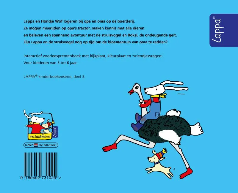 Lappa op de boerderij | 9789492731029 Lappa op de boerderij - Afbeelding 2