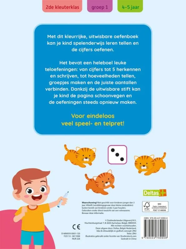Allereerste teloefeningen 4-5 jaar | 9789044769906 Allereerste teloefeningen 4-5 jaar - Afbeelding 2