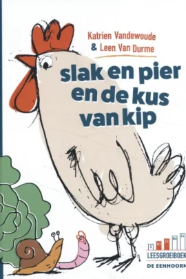 slak en pier en de kus van kip