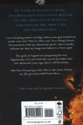 Alternative view of Magnus Chase and the Sword of Summer (Book 1)