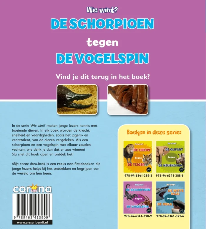 De schorpioen tegen de vogelspin - Afbeelding 2