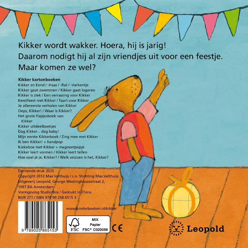 Kikker is jarig | 9789025865153 Kikker is jarig - Afbeelding 2