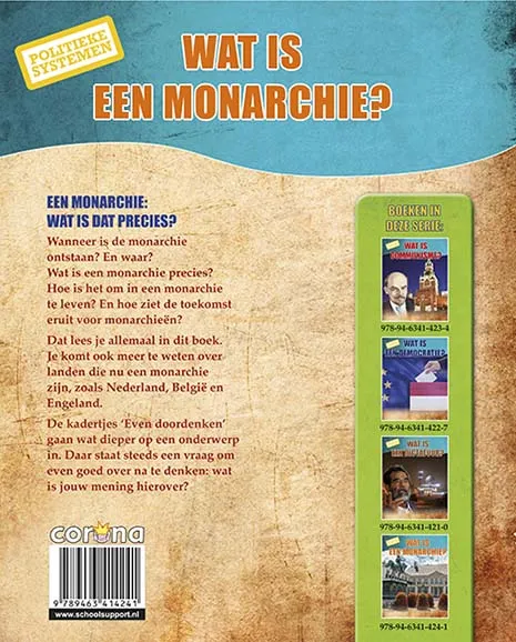 Wat is een monarchie? | 9789463414241 Wat is een monarchie? - Afbeelding 2