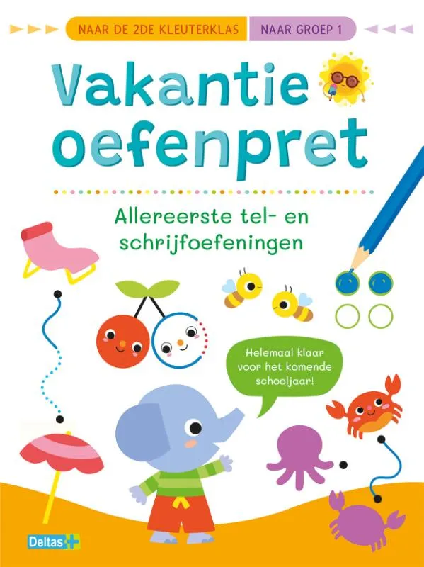 Allereerste tel- en schrijfoefeningen | 9789044772814 Allereerste tel- en schrijfoefeningen