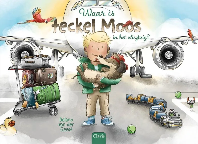 Waar is teckel Moos in het vliegtuig? | 9789044857177 Waar is teckel Moos in het vliegtuig?