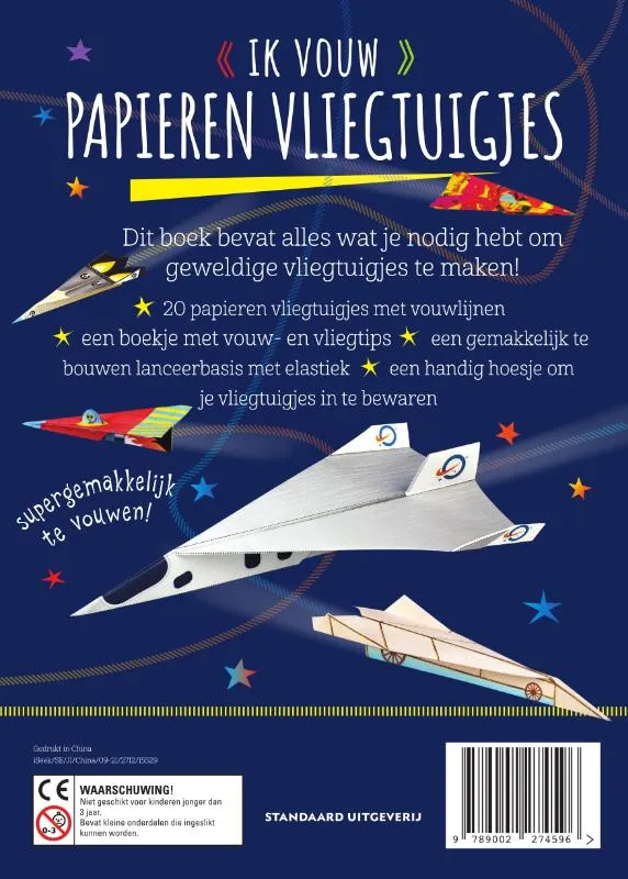 (Ik vouw) Papieren vliegtuigjes | 9789002274596 (Ik vouw) Papieren vliegtuigjes - Afbeelding 2