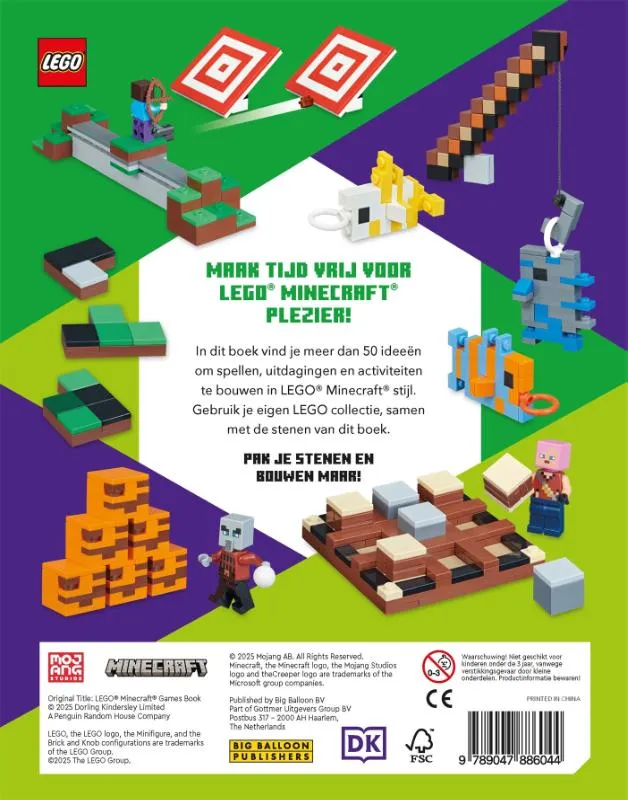 LEGO Minecraft spellenboek | 9789047886044 LEGO Minecraft spellenboek - Afbeelding 2