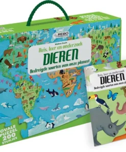 puzzel 200 stukjes en boek