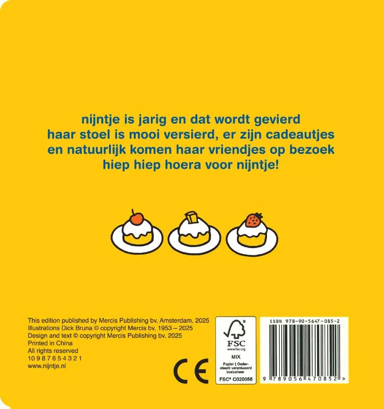 hoera voor nijntje | 9789056470852 hoera voor nijntje - Afbeelding 2