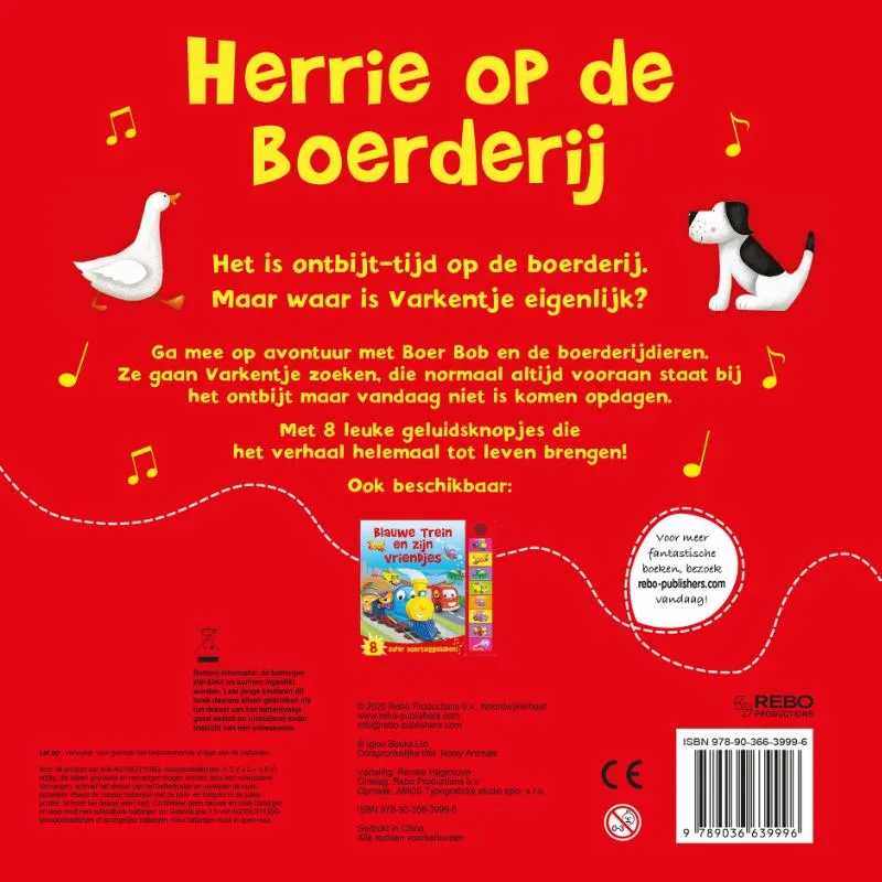 Herrie op de boerderij | 9789036639996 Herrie op de boerderij - Afbeelding 2
