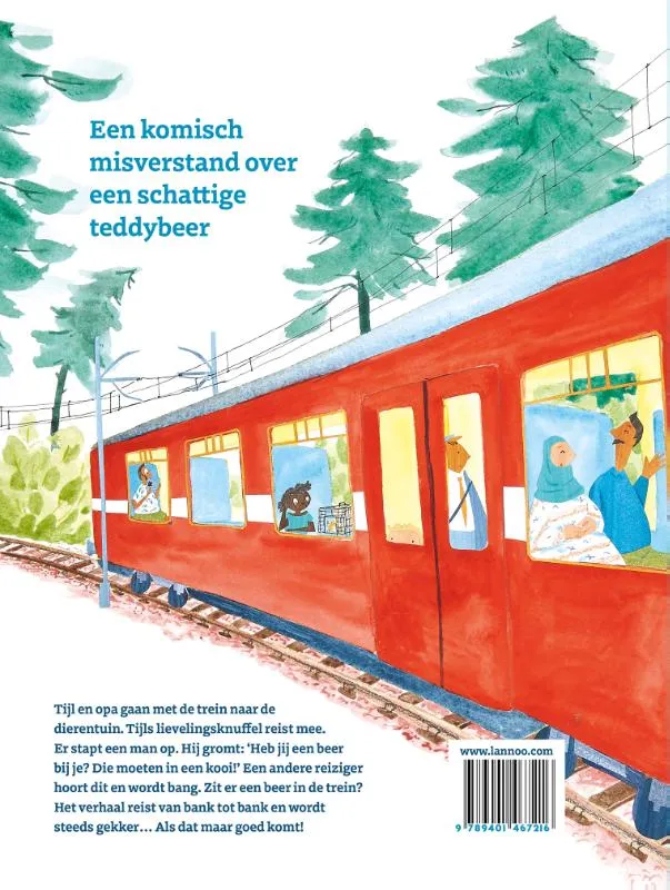 Er zit een beer in de trein | 9789401467216 Er zit een beer in de trein - Afbeelding 2