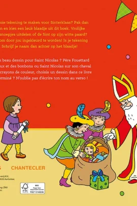 Alternative view of Sinterklaas Super Coloring / Saint-Nicolas Super Coloring