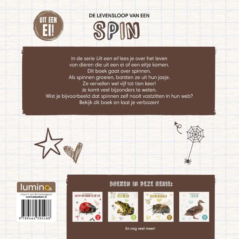 De levensloop van een spin | 9789464395488 De levensloop van een spin - Afbeelding 2