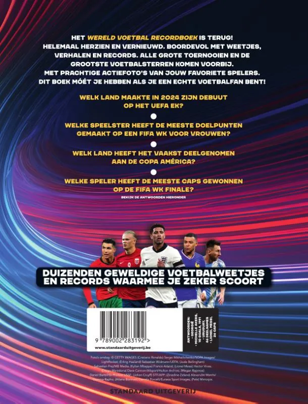 Wereldvoetbalrecordboek 2025 | 9789002283192 Wereldvoetbalrecordboek 2025 - Afbeelding 2